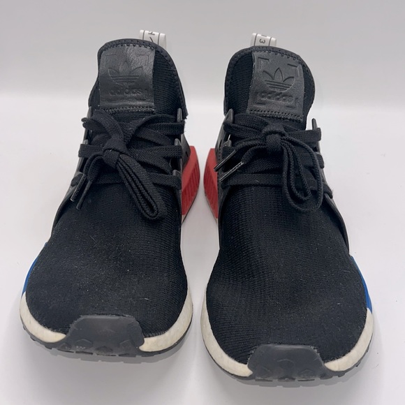 Adidas NMD R1 (2015/2017), Core Black Lush Red, Sz 10.5, worn, display picture 1